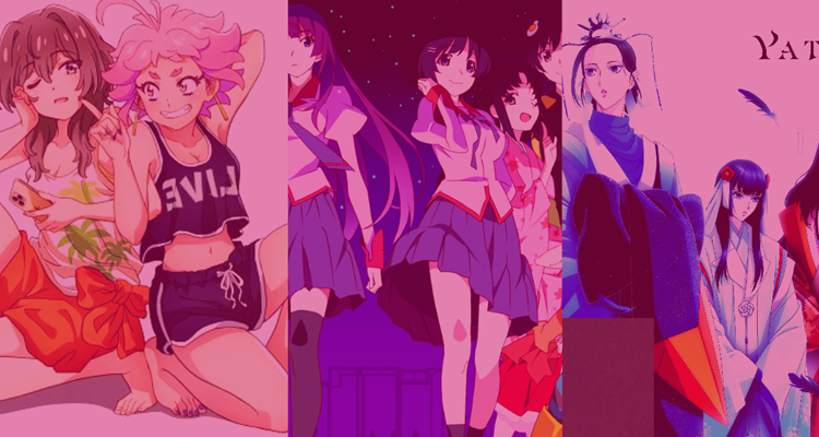 Characters from the top anime of Summer 2024