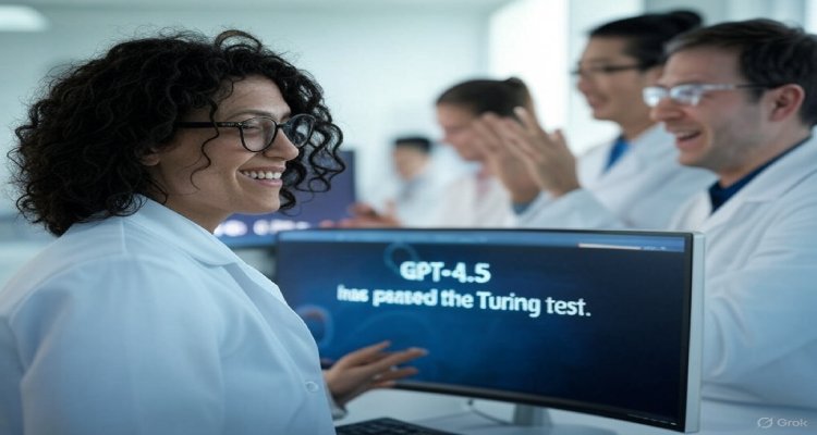 GPT-4.5 Outsmarts Humans in Turing Test Breakthrough
