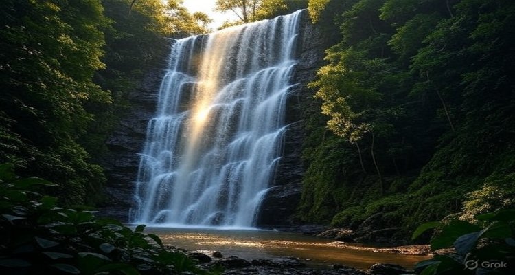 The Waterfalls That Flow in Reverse