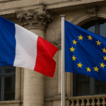 France and EU Flag
