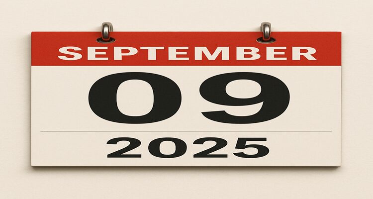 September 9, 2025 aligns perfectly with the number nine in numerology