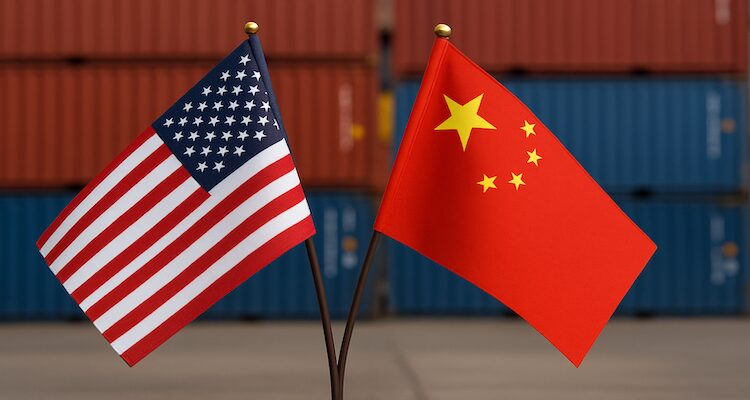 US China Flag