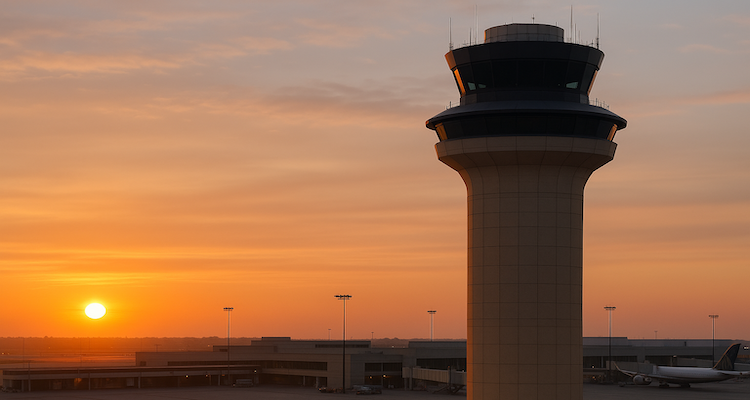 FAA air traffic control tower (AI Generated Image)