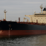 Oil tanker at Novorossiysk port