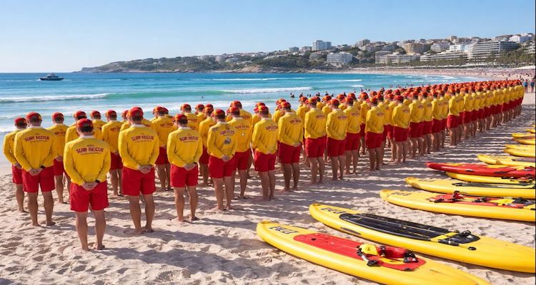 Bondi Beach life savers (AI Generated Image)