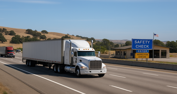 California Highway Safety Check (AI Generated Image)