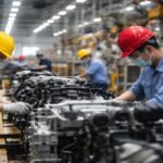 Factory assembly in progress in China