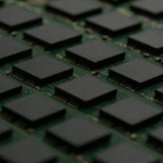 Memory chips on circuit board