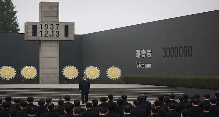 Nanjing Memorial Ceremony (AI Generated Image)