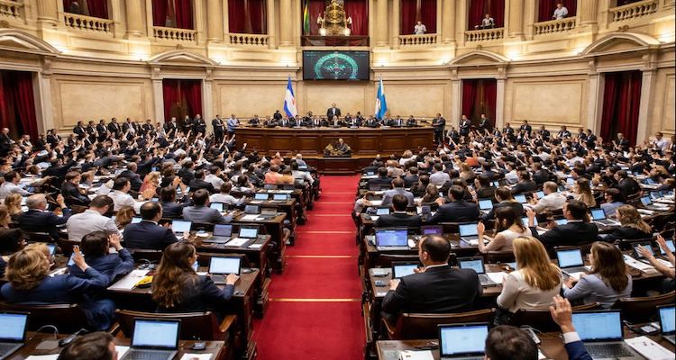 Parliamentary session in Argentina's Congress