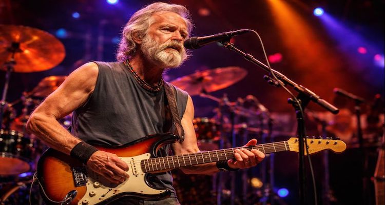 Bob Weir performing live on stage