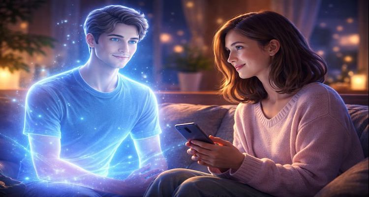 Chatting with a holographic companion