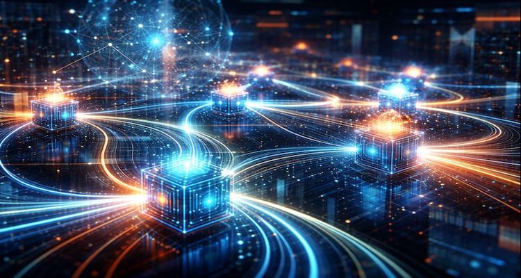 Connected AI systems in data flow