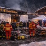 Emergency response after fire in Crans-Montana