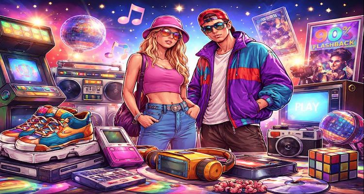 Retro vibes and nostalgic icons