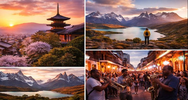 A journey through Kyoto, Patagonia, New Orleans