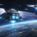 AI-powered satellites orbiting Earth