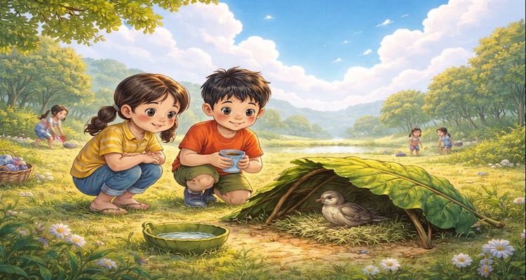 Caring for a little bird