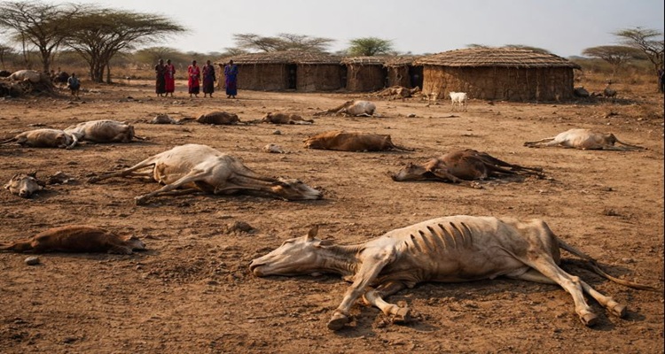 Drought's toll on Maasai livestock