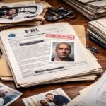 FBI investigation documents on table