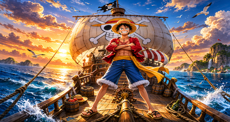 Luffy at the helm of adventure