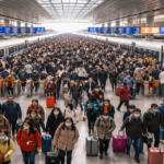 Lunar New Year travel rush at station