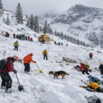 Rescue teams in Sierra Nevada avalanche