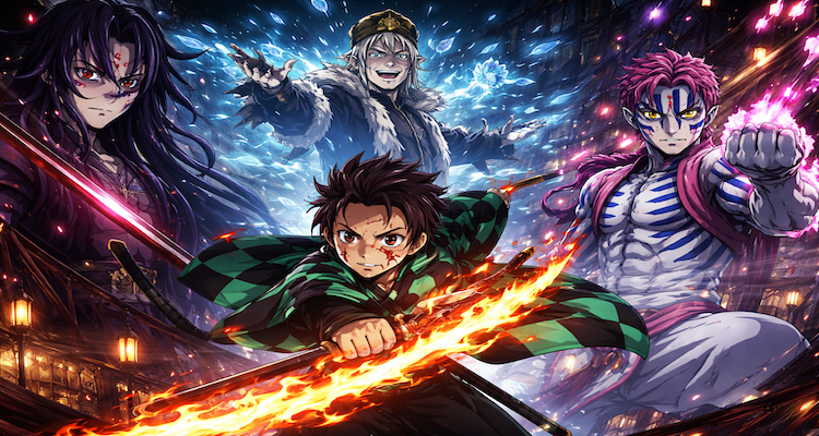 Tanjiro and the Upper Rank demons