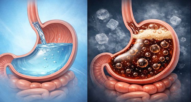 Two stomachs, two drinks