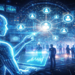 AI analyzing human behavior patterns