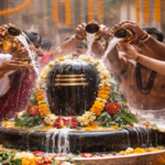 Devotees perform Jal Abhishek ritual