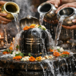 Devotees perform Jal Abhishek ritual