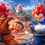 Goku and Vegeta's epic battle