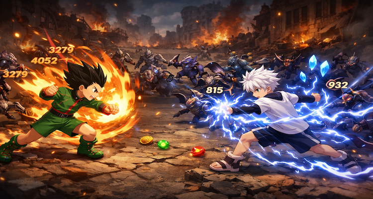 Gon and Killua unleash their powers