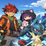 Liko and friends with Mega Lucario