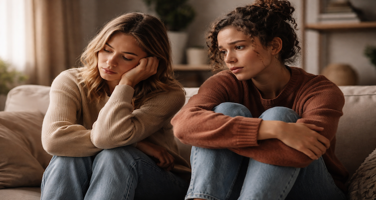 Quiet moments on the couch