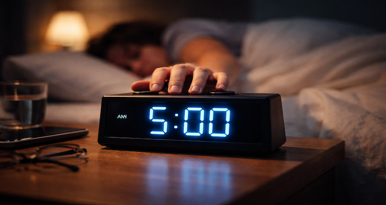 Snooze time at 5-00 AM