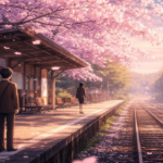 Springtime at the quiet station