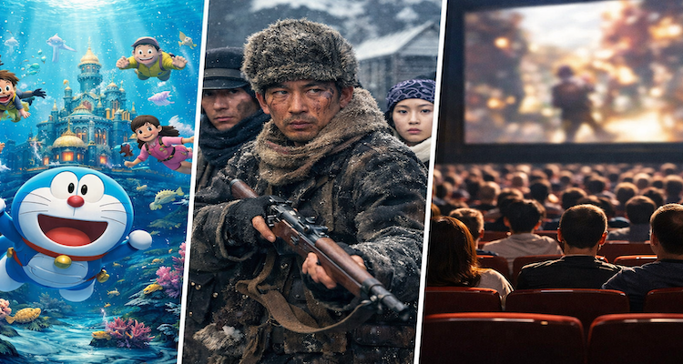 Underwater adventure, historic soldier, cinema watchers