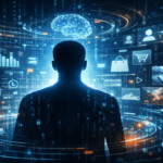 Digital interface and futuristic connections