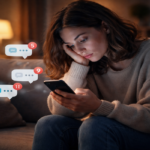 Late night and unread messages