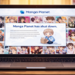 Manga Planet farewell on screen