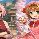 Sakura sisters from two worlds