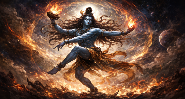Shiva's cosmic dance of power