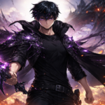 Sung Jinwoo's fiery battle stance