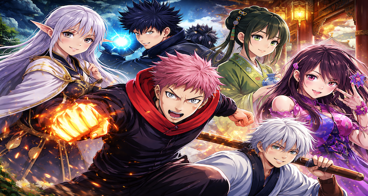 Ultimate anime heroes unite!