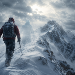 Solitude in the storm's embrace