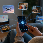 Augmented reality in a cozy home