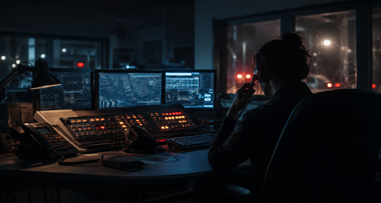 Night shift at the dispatch center