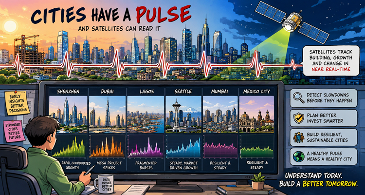 City pulse: tracking urban growth trends